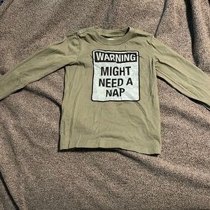 Boys Long sleeve green shirt